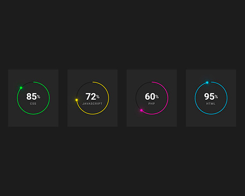 Animated Circular Progress CSS